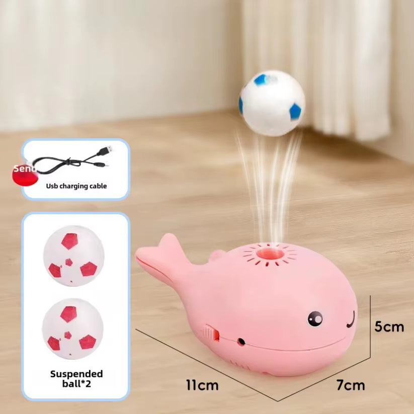 Cat Electric Toy Portable Floating Ball Cat Toys Usb-Powered Kitten Interactive Playing Ball Toys Cartoon Training Toy for Cat