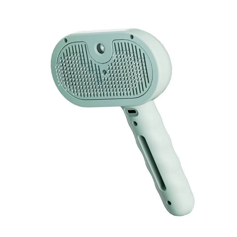 Dog Comb Pet Steam Massage Brush Safe round Head Soft Teeth Spray Hair Removal Comb for Dog Universal for Cats Dogs Accessories