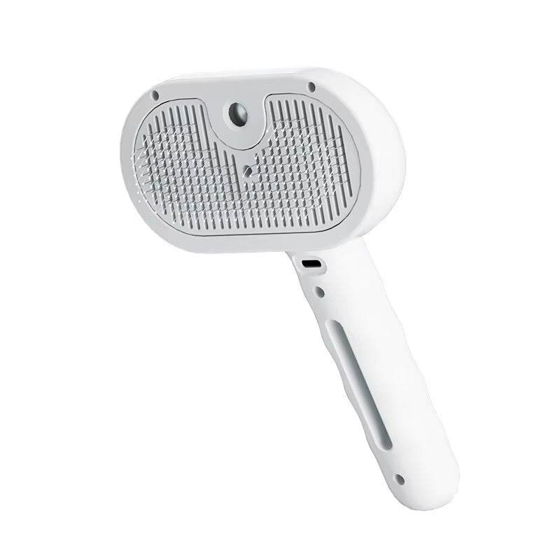 Dog Comb Pet Steam Massage Brush Safe round Head Soft Teeth Spray Hair Removal Comb for Dog Universal for Cats Dogs Accessories