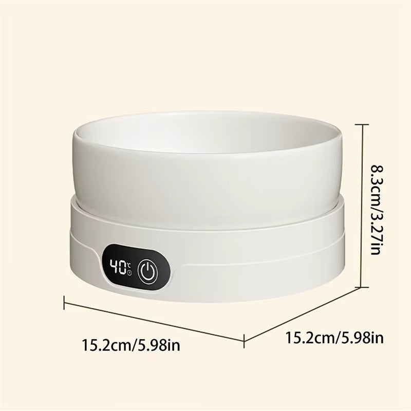 Hot Sale-Heated Pet Bowl for Cats for Farm Animal Use, 4 Temperature Settings, Thermal Dog Water Bowl, Pet Drinking Plate in Win