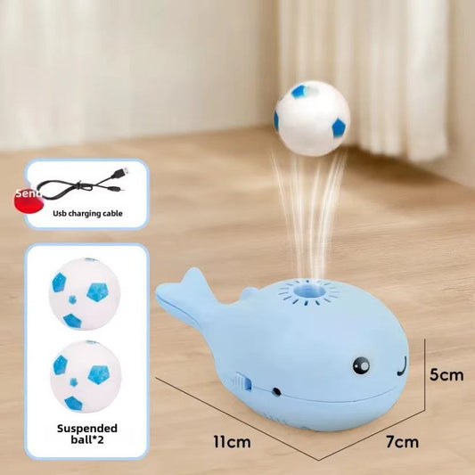 Cat Electric Toy Portable Floating Ball Cat Toys Usb-Powered Kitten Interactive Playing Ball Toys Cartoon Training Toy for Cat